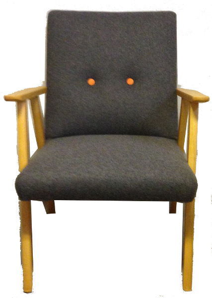 Mørk grå ull